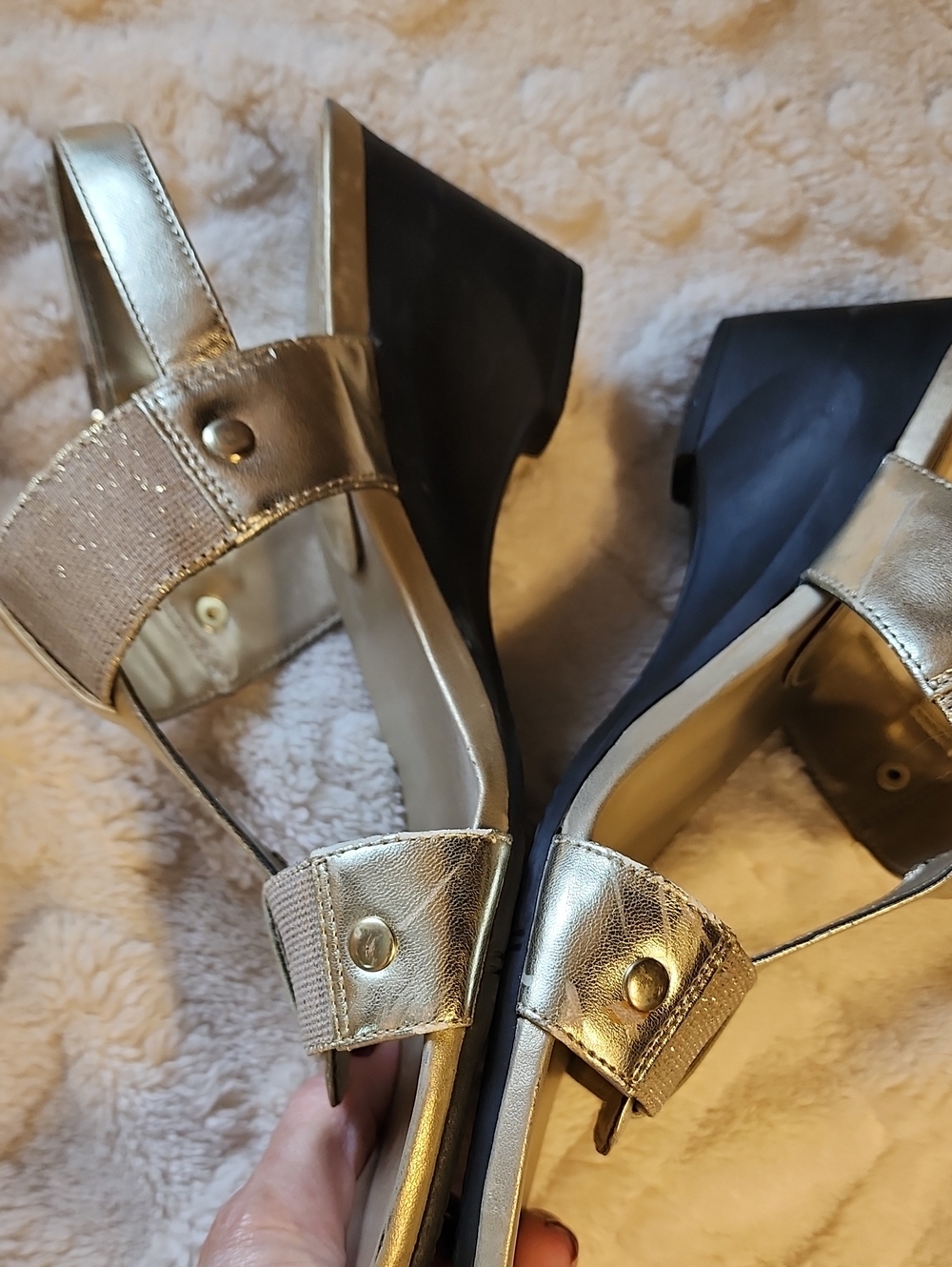 Bandolino Gold  Sandals - Picture 6 of 10